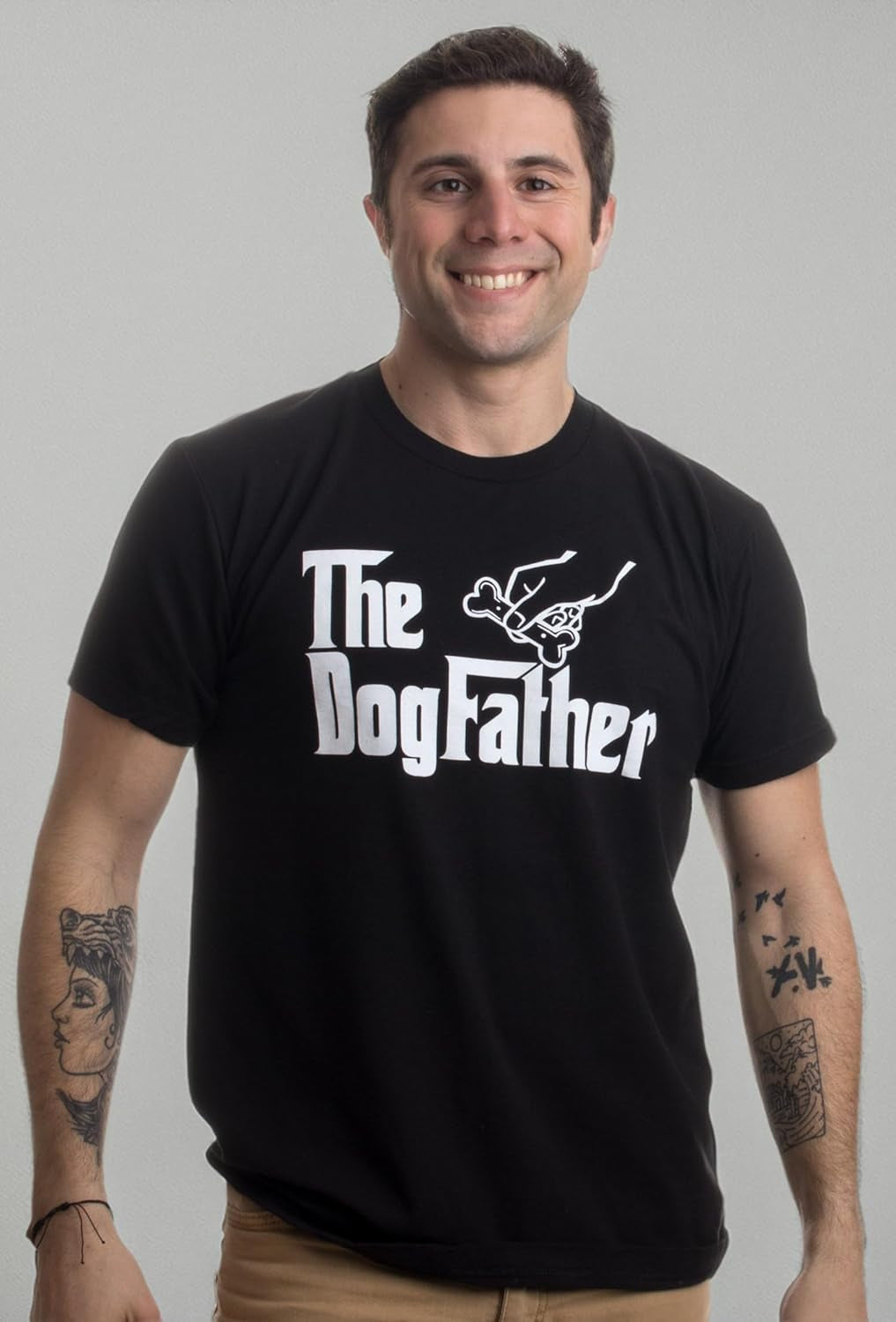 The Dogfather | Dog Father Dad Owner Funny Cute Pup Doggo Pet Fun Humor Daddy T-Shirt