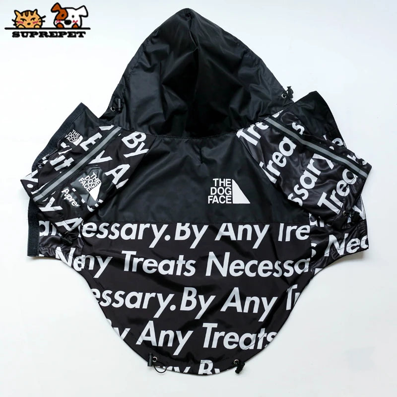 Pet Dog Clothes for French Bulldog Windproof the Dog Face Jacket Waterproof Dog Jackets Puppy Sports Clothes Ropa Perro