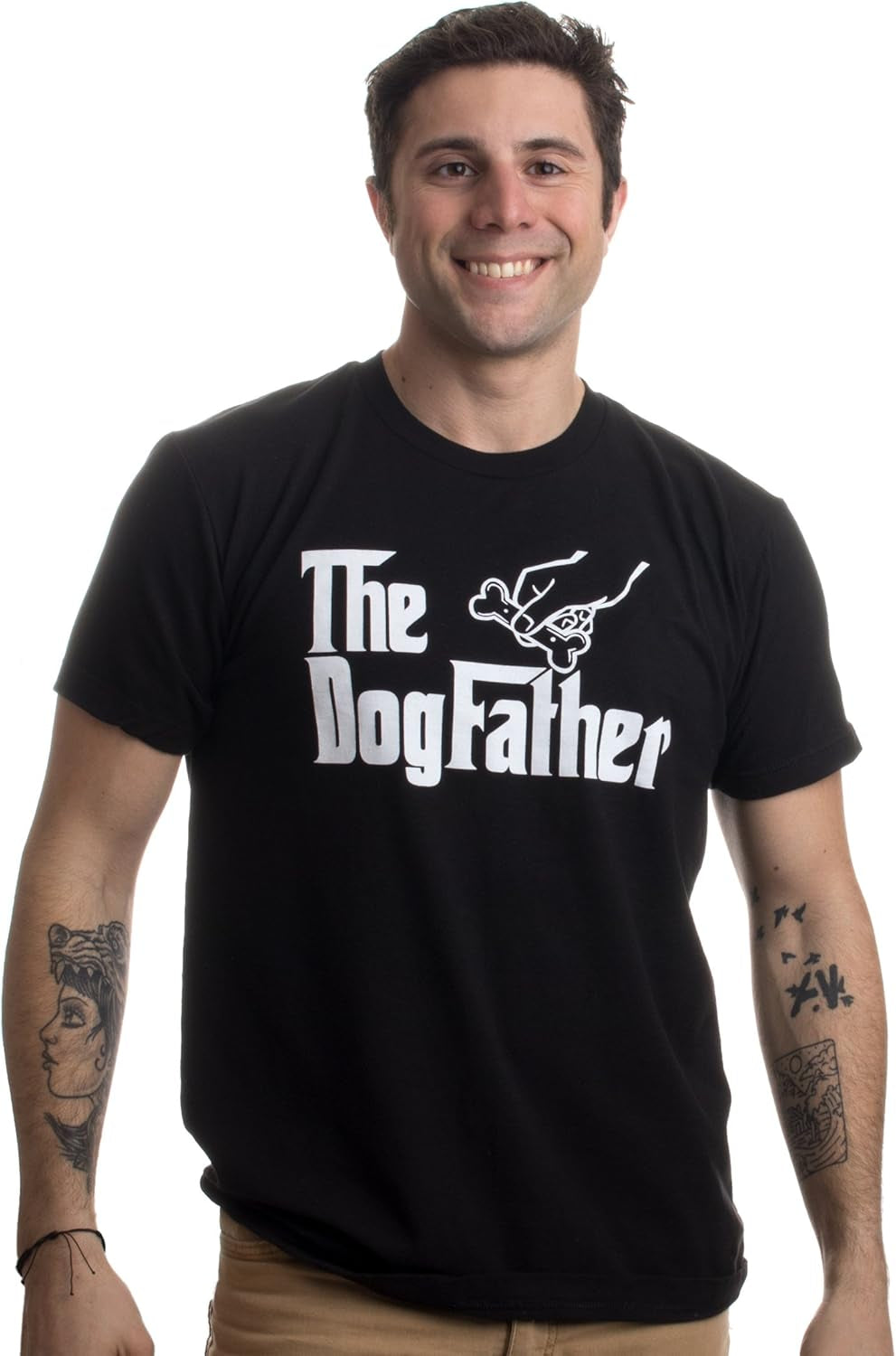 The Dogfather | Dog Father Dad Owner Funny Cute Pup Doggo Pet Fun Humor Daddy T-Shirt