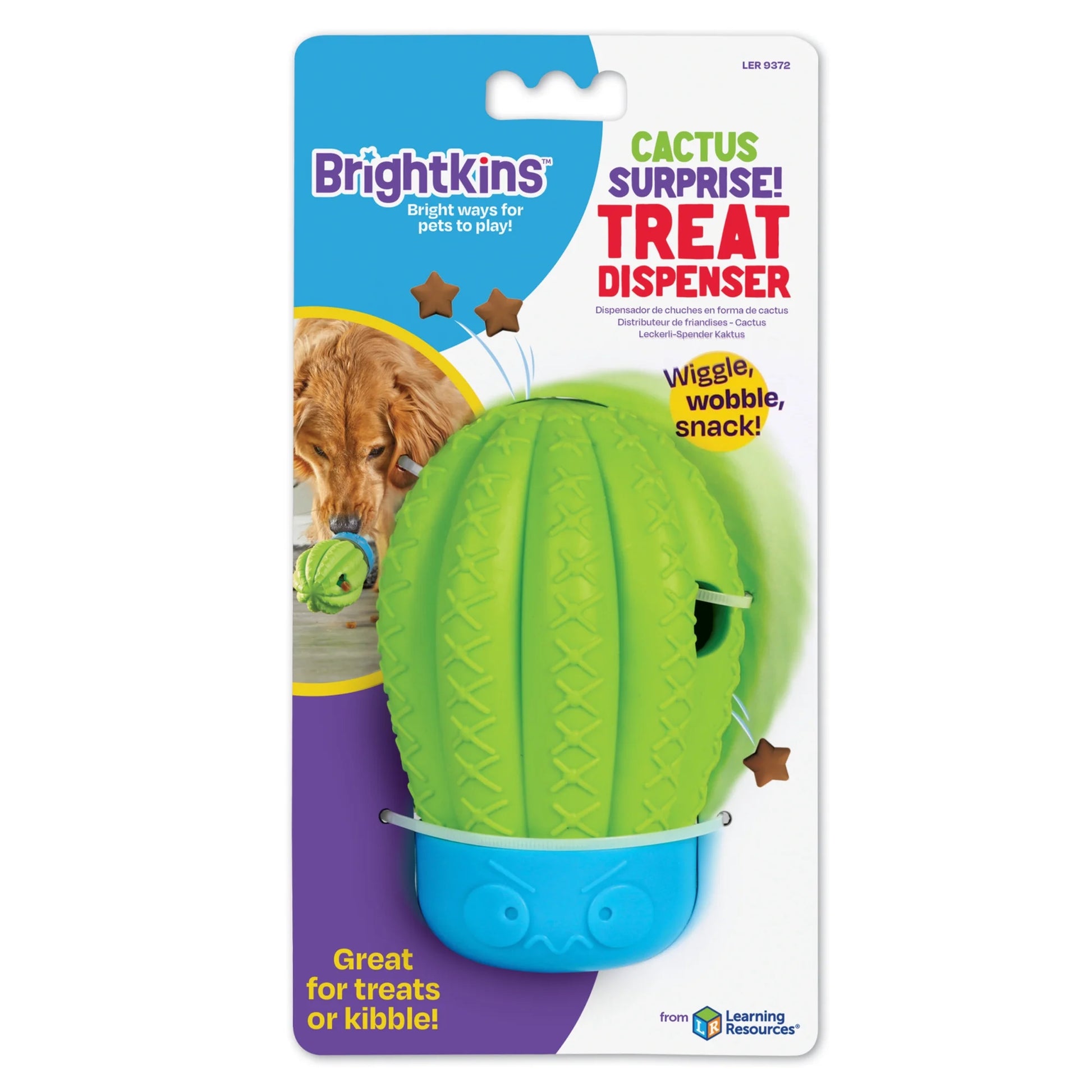 Cactus Surprise Dog Puppy Treat Dispenser Dog Birthday Toy Interactive Food Dispenser